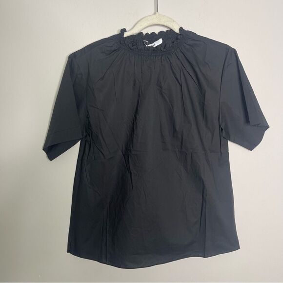 Thakoon smocked neck top in black NWT - Picture 6 of 8